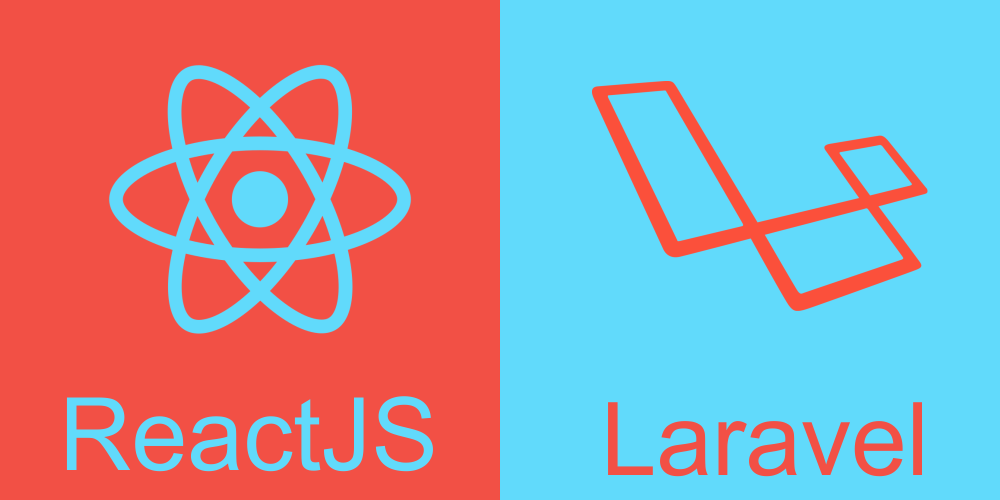 laravel and reactjs web app