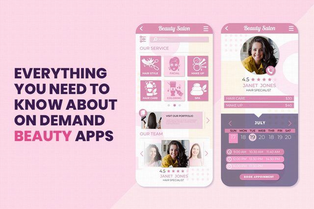 on-demand beauty service app