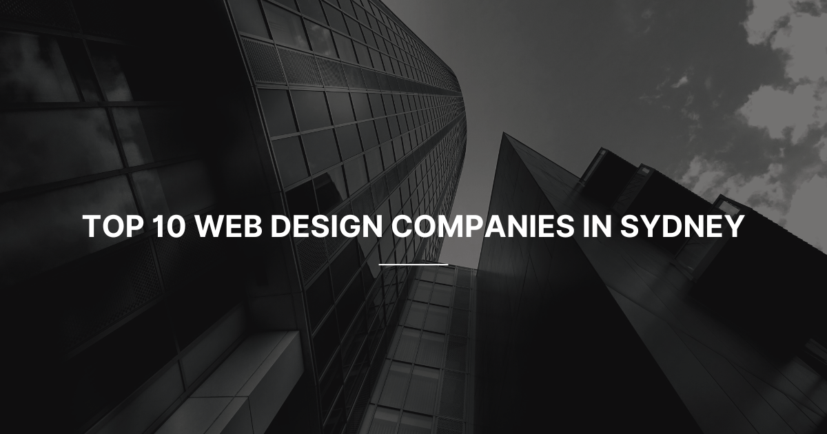 Web Design Companies in Sydney