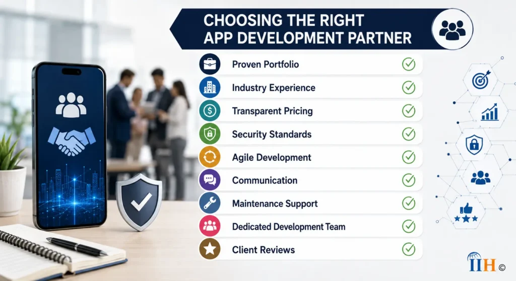 Custom mobile app development company selection checklist Custom mobile app development company selection checklist