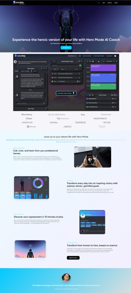 Scoutible Page Template