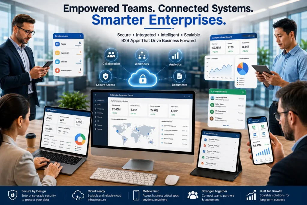 Enterprise mobile ecosystem with cloud integration Enterprise mobile ecosystem with cloud integration