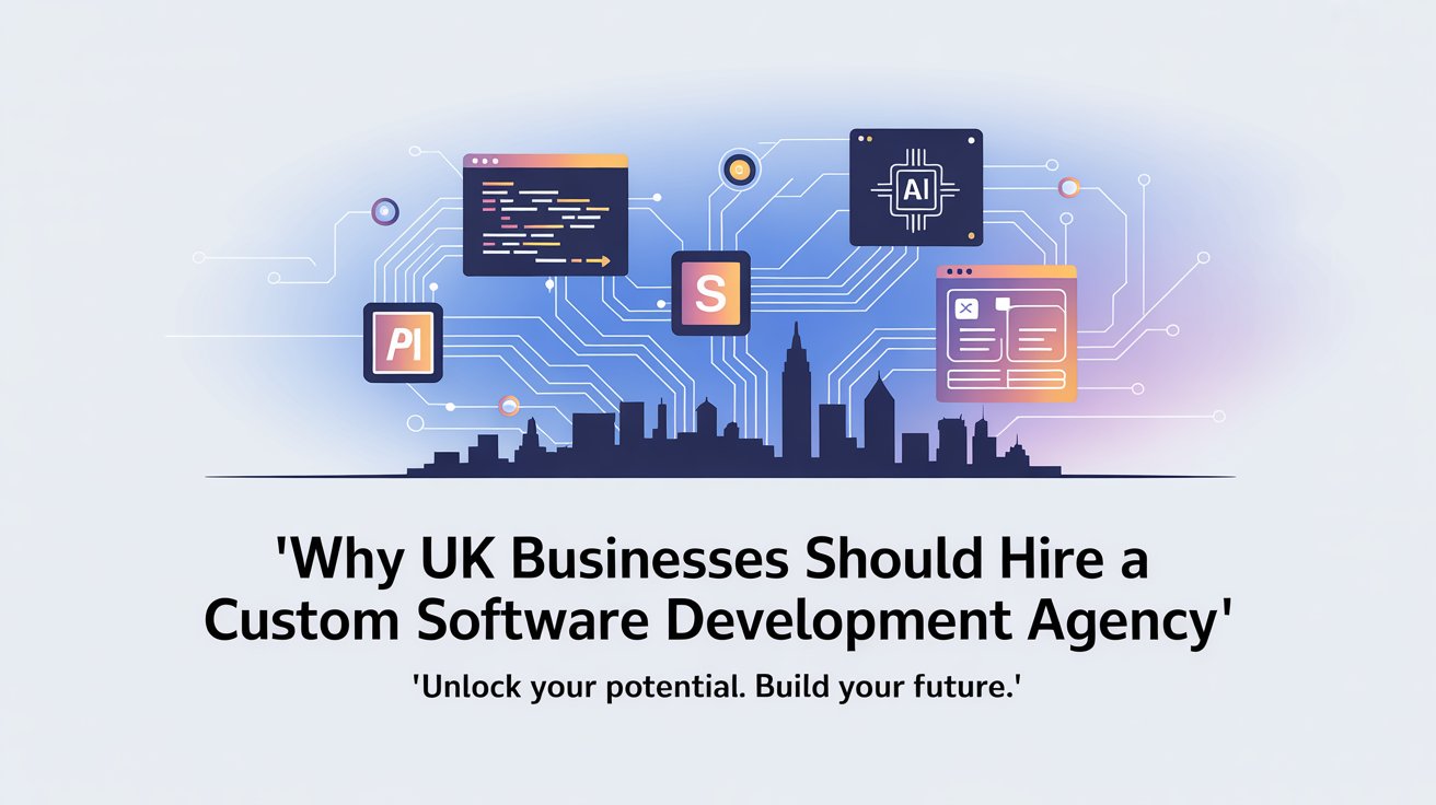 Discover why UK businesses should hire a custom software development agency