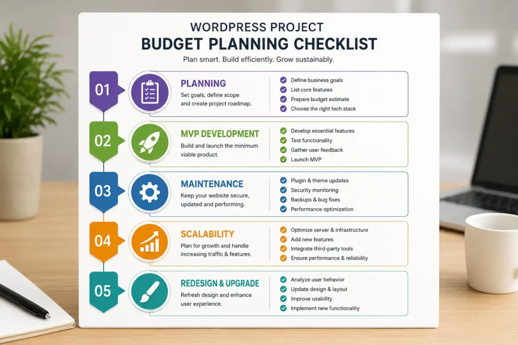 WordPress website budget planning checklist WordPress website budget planning checklist