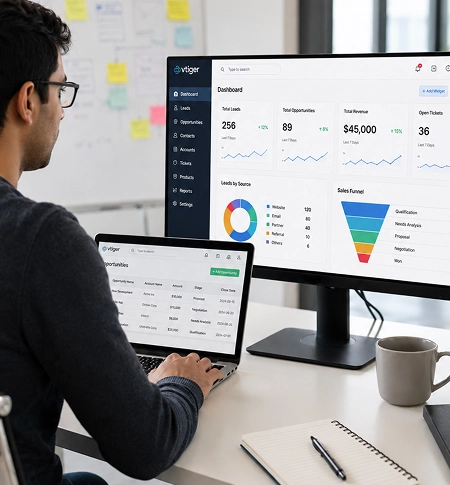 vTiger CRM Development Solutions at IIH Global