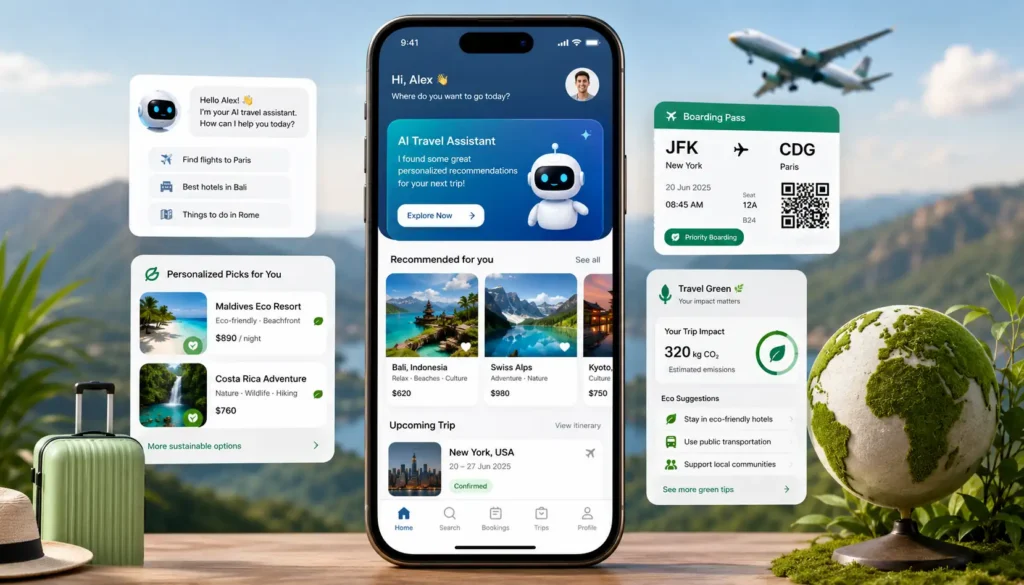 AI-powered travel mobile application AI-powered travel mobile application