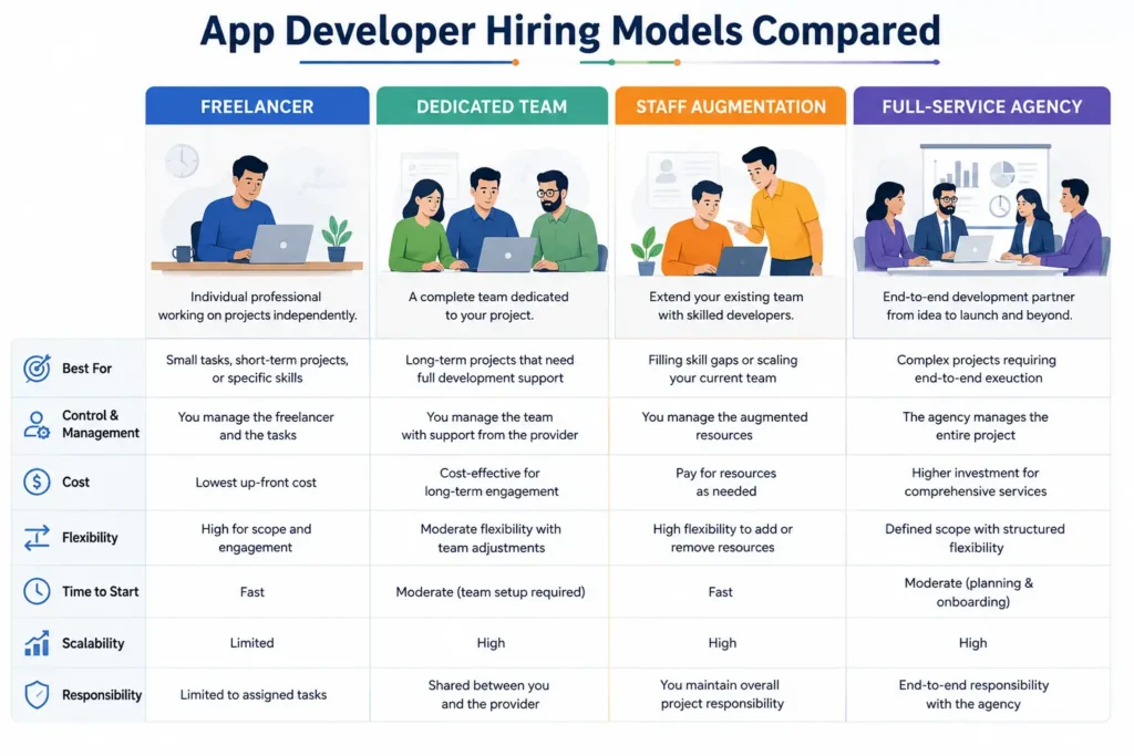 App Developer Hiring Models App Developer Hiring Models
