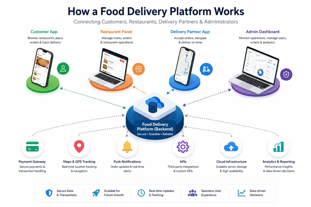 Food delivery platform ecosystem Food delivery platform ecosystem